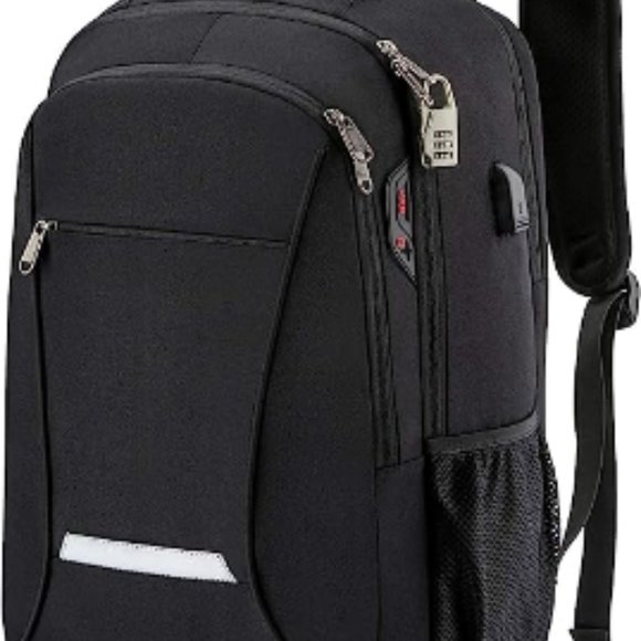 XQXA Backpack for Men,Travel Laptop Backpack with USB Charging/Headphone Port,Du main image 4